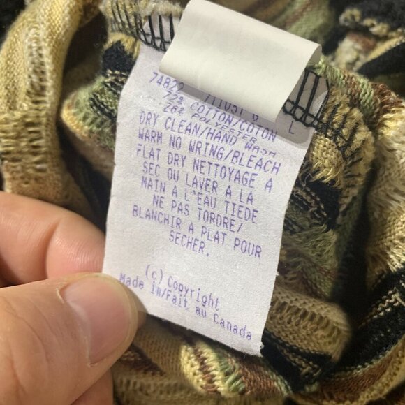 Vintage 90s Tundra 3D Knit Crewneck Grandpa Dad Sweater - Picture 8 of 12